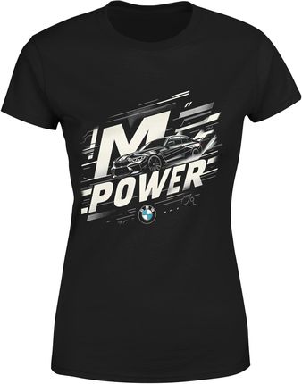 M-power BMW Damska koszulka (L, Czarny)