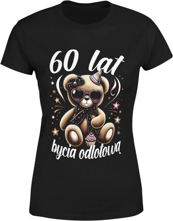 60 urodziny lat bycia odlotową Damska koszulka (S, Czarny)