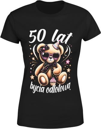 50 urodziny lat bycia odlotową Damska koszulka (S, Czarny)