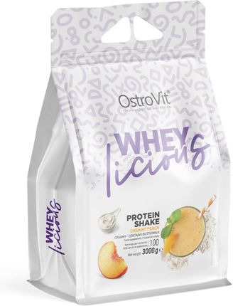 OstroVit WHEYlicious - protein shake kremowa brzoskwinia, 3000 g