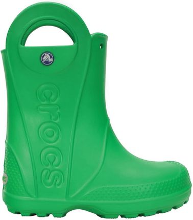 Kalosze dla dzieci Crocs Handle Rain zielone 12803 3E8