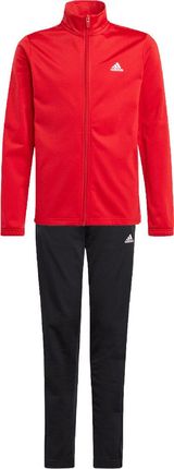 Dres dla dzieci adidas Essentials Big Logo Track Suit czerwono-czarny IJ6305