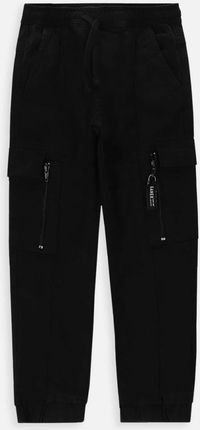 Spodnie tkaninowe czarne o fasonie SLIM