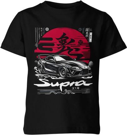 Toyota supra mk4 Dziecięca koszulka (164, Czarny)
