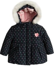 Zdjęcie KURTKA ZIMOWA DZIEWCZĘCA CIEMNY SZARY SERDUSZKA 86 CM COOL CLUB - Grodzisk Wielkopolski