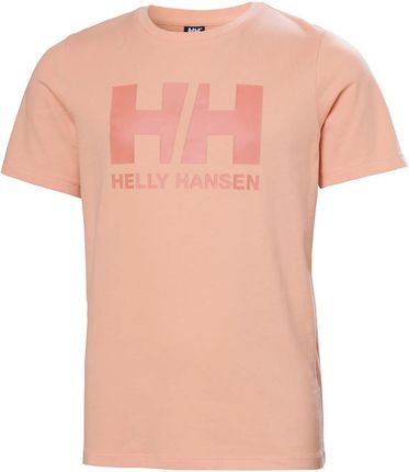 Dziecięca Koszulka z krótkim rękawem Helly Hansen JR HH Logo T-Shirt 41709_058 – Różowy