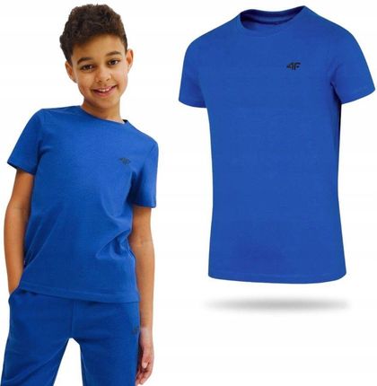 Koszulka Chłopięca 4F Dziecięca T-shirt Sportowa Na Co Dzień