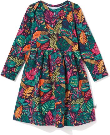 Sukienka bawełniana Tropikalne liście