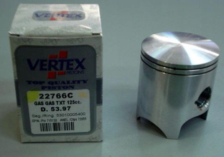 Vertex Tłok Gas 125 Txt Trial 53,95Mm Pierścienie 53009805400X2Szt. 22766A