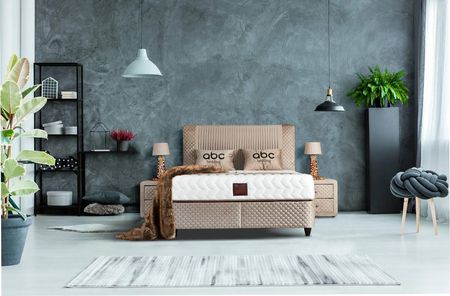 Łóżko kontynentalne Comfort Zone Belluna z kolekcji Refresh z materacem - 90