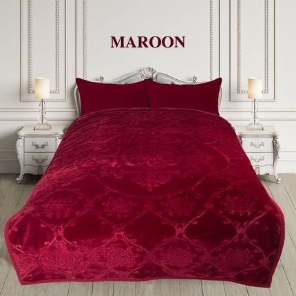 Narzuta Koc Ornament 160x220 MAROON Y666