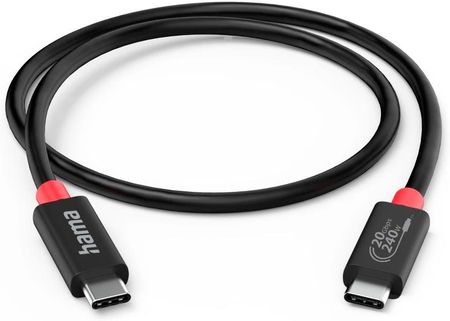 Hama Kabel do telefonu USB-C 20 Gbit/s 2m czarny (200788)