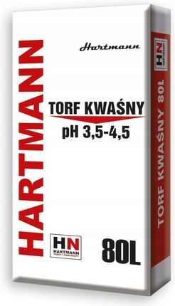 Hartmann Torf Kwaśny 3,5-4,5 Ph Do Iglaków Borówek 80L