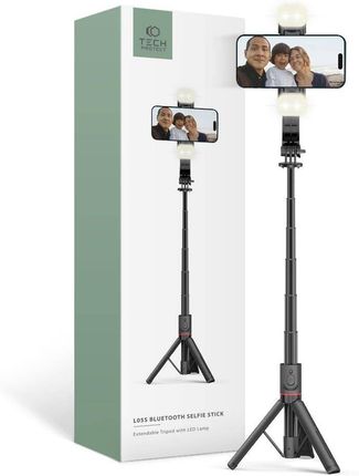 Tech-Protect Uchwyt Selfie L05S Wireless Tripod&Led Light Czarny
