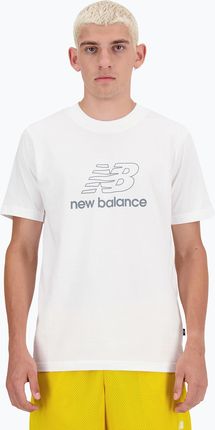 New Balance Koszulka Męska Graphic V Flying White