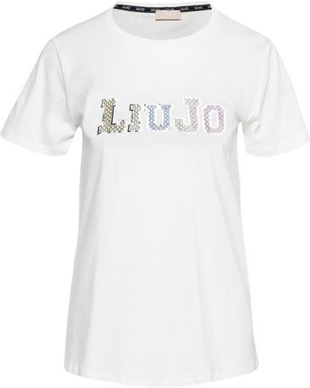 Damska Koszulka z krótkim rękawem Liu JO Ecs T-Shirt ST P M/C Ta4204 Ta4204Js92310604 – Biały
