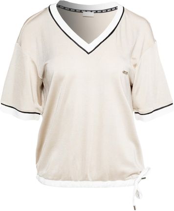 Damska Koszulka z krótkim rękawem Liu JO Tunica Jersey SB LI Ta4247J4654N9095 – Beżowy