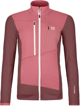 Bluza damska Ortovox Fleece Grid Jacket W Wielkość: M / Kolor: różowy