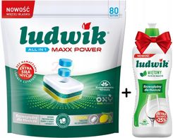 Ludwik Tabletki Do Zmywarki All In 1 Maxx Power Lemon 80Szt.