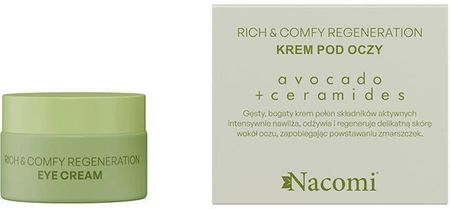 Nacomi Rich&Comfy Regeneration Avocado Krem Pod Oczy 15ml