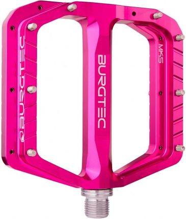 Pedały Rowerowe Burgtec Mk5 Penthouse Flat Pedals Toxic Barbie Pink