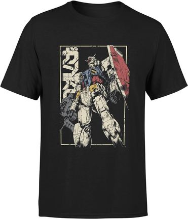 Gundam Amuro Ray Męska koszulka (L, Czarny)