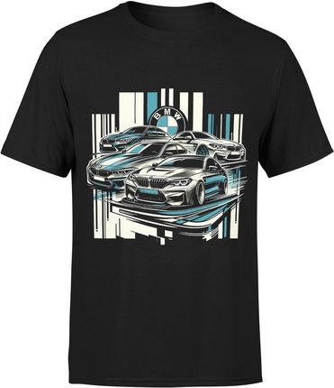 BMW Motorsport Męska koszulka (3XL, Czarny)