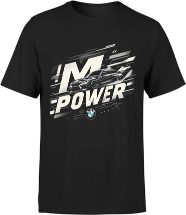 M-power BMW Męska koszulka (3XL, Czarny)