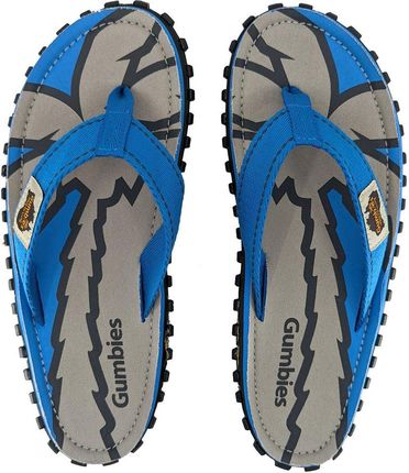 Japonki Gumbies Islander Blue Palms Rozmiar butów (UE): 40 / Kolor: niebieski