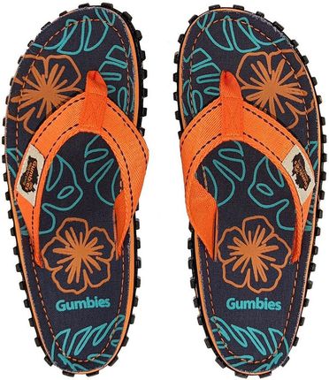 Japonki Gumbies Islander Orange Hibiscus Rozmiar butów (UE): 40 / Kolor: niebieski/pomarańczowy