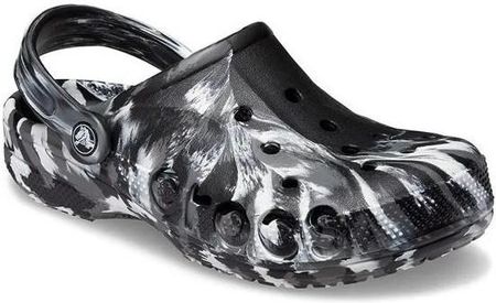 Kapcie Crocs Baya Marbled Clog Rozmiar butów (UE): 41-42 / Kolor: czarny/biały