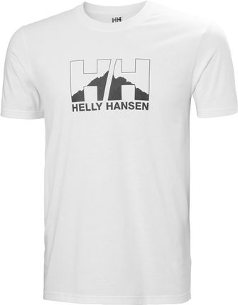 Męska Koszulka z krótkim rękawem Helly Hansen Nord Graphic T-Shirt 62978_004 – Biały