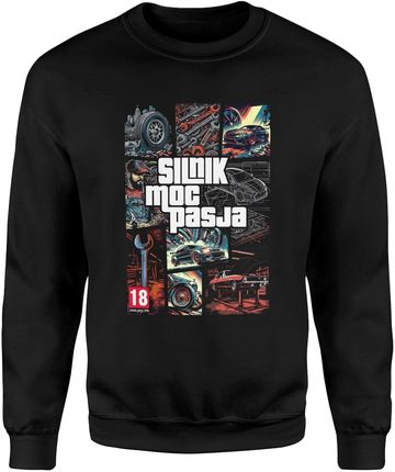 Silnik Moc Pasja dla Mechanika Męska bluza (L, Czarny)