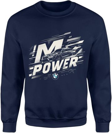 M-power BMW Męska bluza (S, Granatowy)