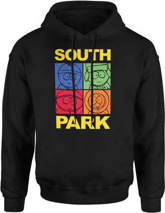 South Park Męska bluza z kapturem (XXL, Czarny)