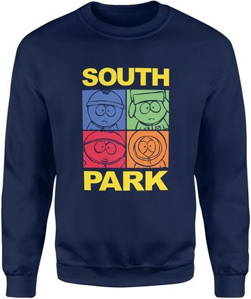 South Park Męska bluza (XL, Granatowy)