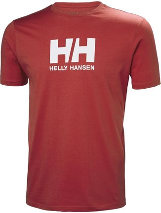 Męska Koszulka z krótkim rękawem Helly Hansen HH Logo T-Shirt 33979_163 – Czerwony