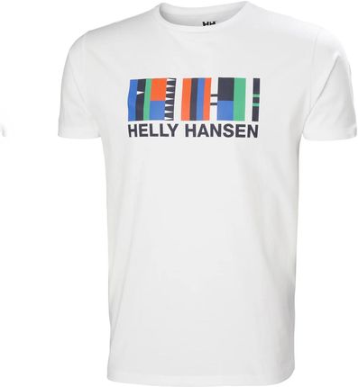 Męska Koszulka z krótkim rękawem Helly Hansen Shoreline T-Shirt 2.0 34222_004 – Biały