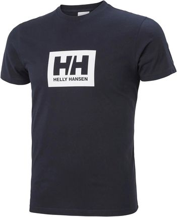 Męska Koszulka Helly Hansen HH Box T 53285_599 – Granatowy