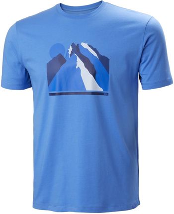 Męska Koszulka z krótkim rękawem Helly Hansen F2F Organic Cotton Tee 2.0 63340_554 – Niebieski