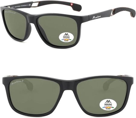 Męskie okulary przeciwsłoneczne z filtrem UV400 i polaryzacją SP315B black/green
