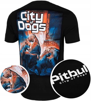 T-shirt Pit Bull City Of Dogs 24 koszulka sportowa pitbull_L
