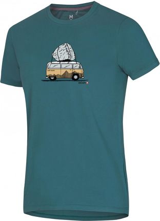 Koszulka męska Ocún Classic T Men Bus-Stone Wielkość: M / Kolor: turkusowy