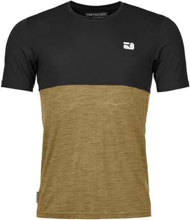 Męska koszulka Ortovox 150 Cool Logo Ts M Wielkość: XL / Kolor: czarny/brązowy