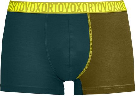 Męskie bokserki Ortovox 150 Essential Trunks M Wielkość: S / Kolor: czarny/brązowy