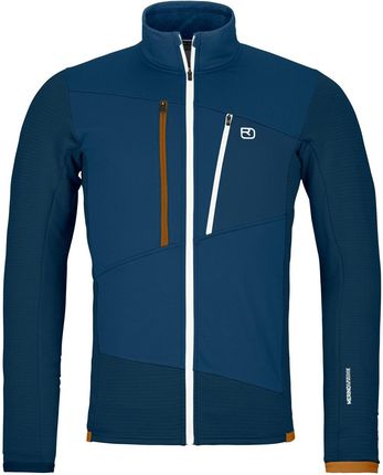 Męska bluza Ortovox Fleece Grid Jacket M Wielkość: XL / Kolor: ciemnoniebieski