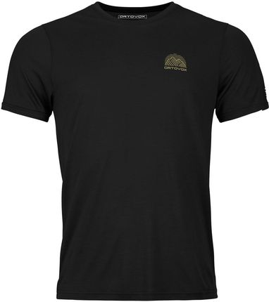 Koszulka męska Ortovox 120 Cool Tec Mtn Stripe Ts M Wielkość: L / Kolor: czarny