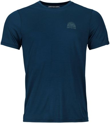 Koszulka męska Ortovox 120 Cool Tec Mtn Stripe Ts M Wielkość: M / Kolor: ciemnoniebieski