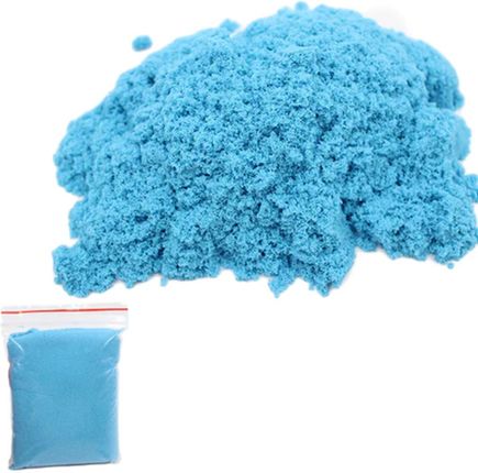 Piasek kinetyczny kinetic sand dla dzieci 1 kg magiczna piaskolina niebieska