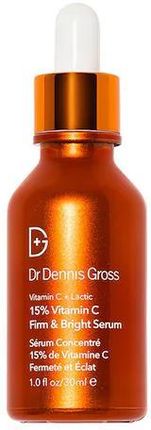 DR DENNIS GROSS - Vitamin C + Lactic - Skoncentrowane serum 15% witaminy C Jędrność i blask